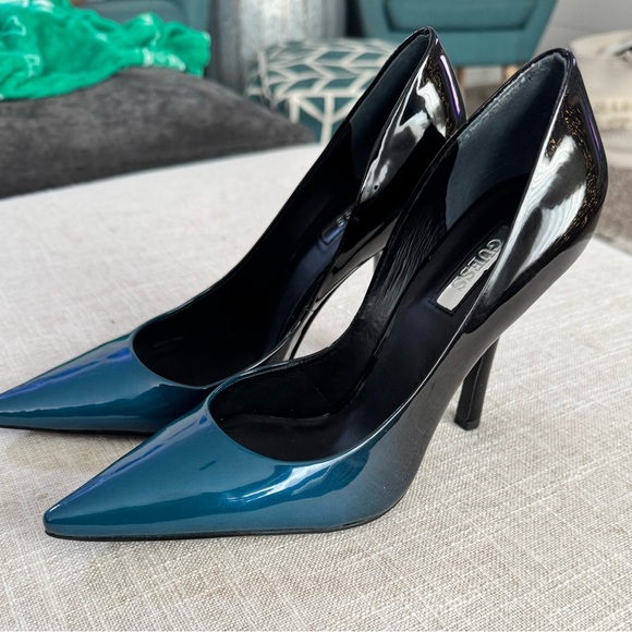 Blue Ombré Guess CARRIE Stilettos 7M - Picture 2 of 4